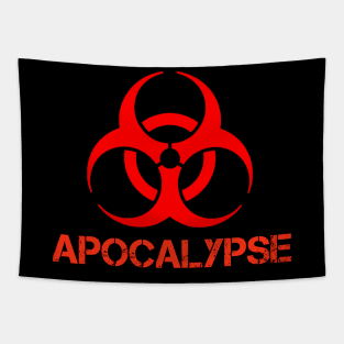 Biohazard apocalypse t-shirt Tapestry