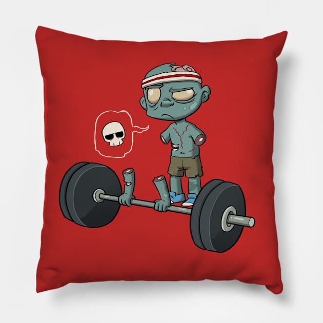 DEAD Lift Pillow by Dooomcat