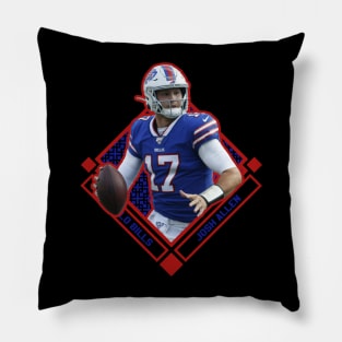 Josh Allen Diamond Style Pillow