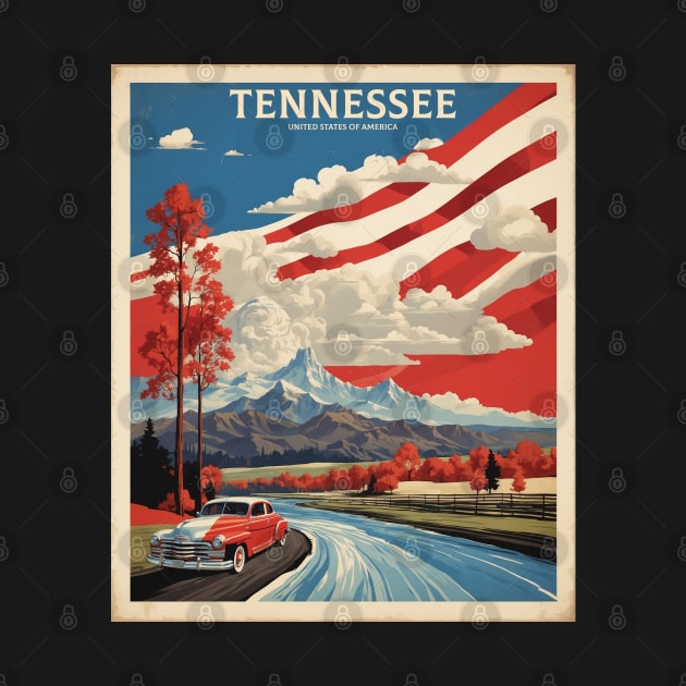 Tennessee United States of America Tourism Vintage by TravelersGems