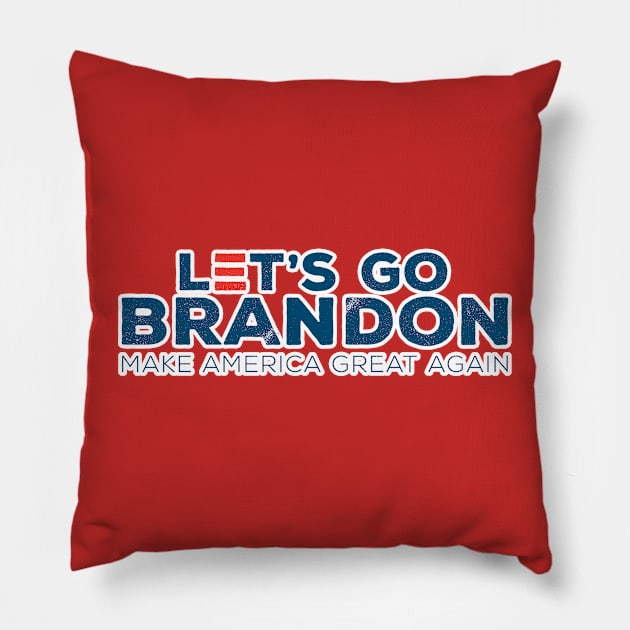 LET'S GO BRANDON Pillow by hamiltonarts