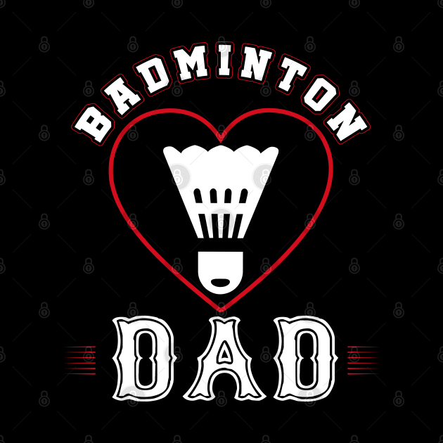 Dad Badminton Team Family Matching Gifts Funny Sports Lover Player by uglygiftideas