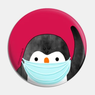 Masked Penguin Pin