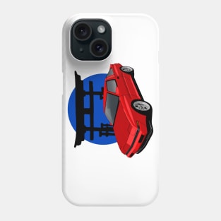 Red Mitsubishi Starion Turbo GSR-X 1982-1993 Phone Case