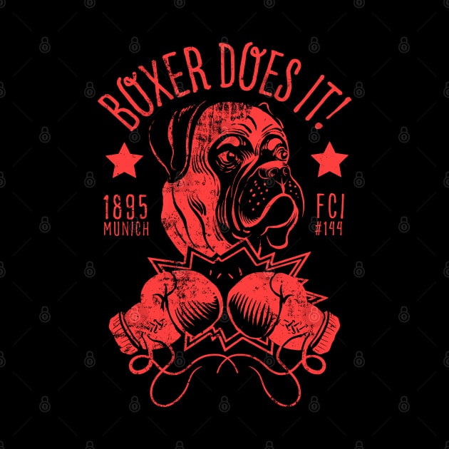 Boxer Does It by Black Tee Inc