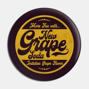 Vintage Grape Flavor Soda Pin