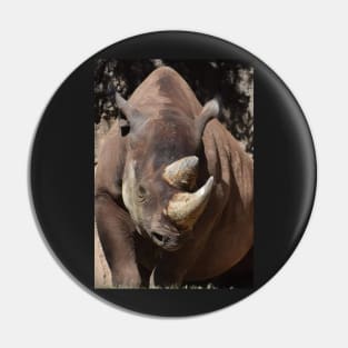 Black Rhino Pin