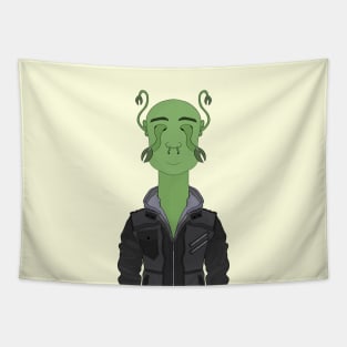 Leather jacket Tapestry