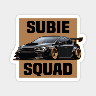 WRX STI Car Art - Subaru Impreza Widebody Modified JDM Car Magnet