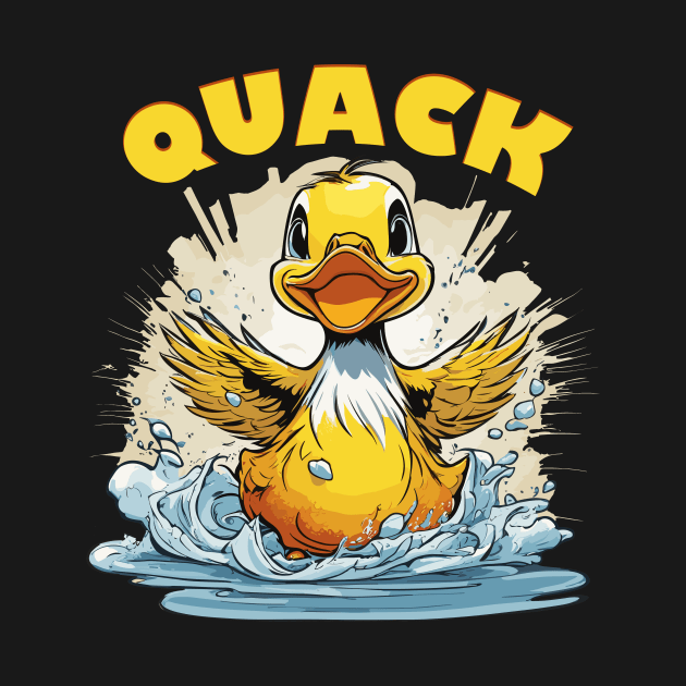 quack duck by Kingrocker Clothing