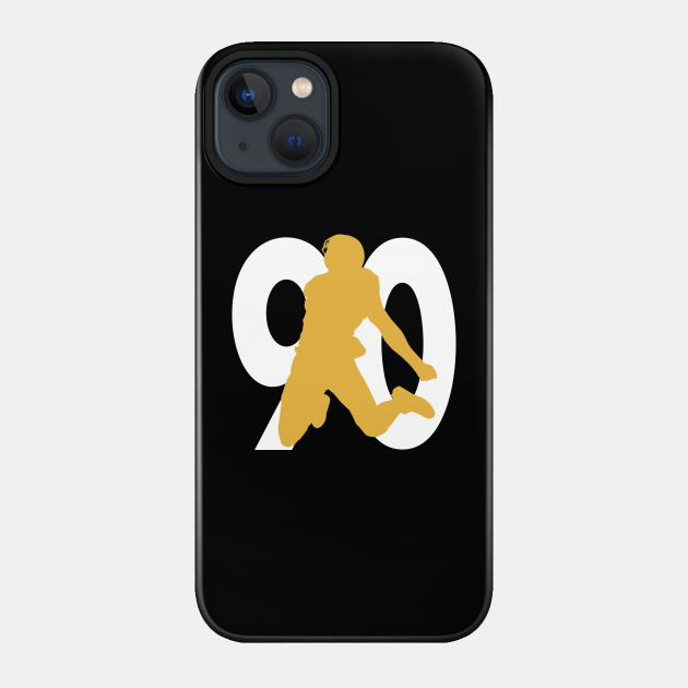 the number 90 tj watt 2 - Tj Watt - Phone Case