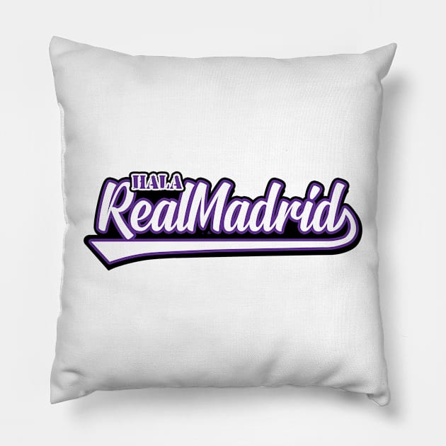 Halla Madrid Pillow by lounesartdessin