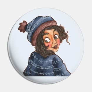 Winter Hat Pin