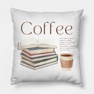 Coffee In a porcelain embrace Pillow