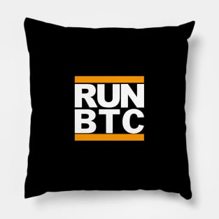 RUN BTC Pillow