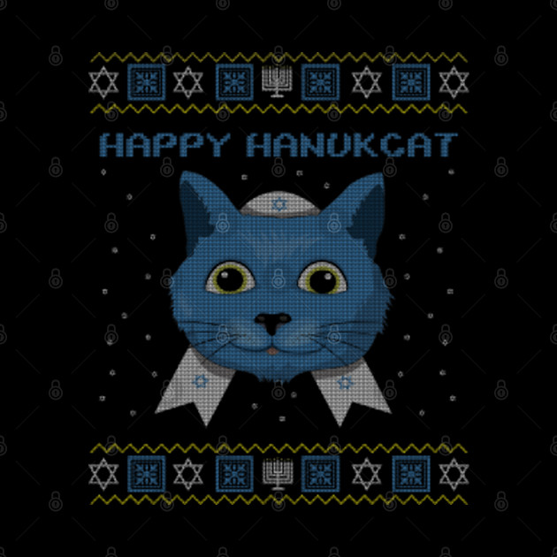 Kawaii Hanukcat Cat Menorah Happy Hanukkah 2021 - Hanukkah - Phone Case