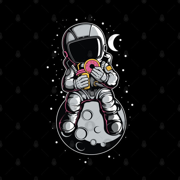 Astronaut Eating Donuts by kim.id