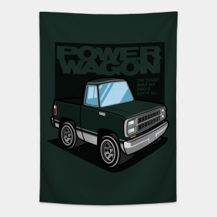 Teal Green Sunfire - Power Wagon (1980 - White-Based) Tapestry