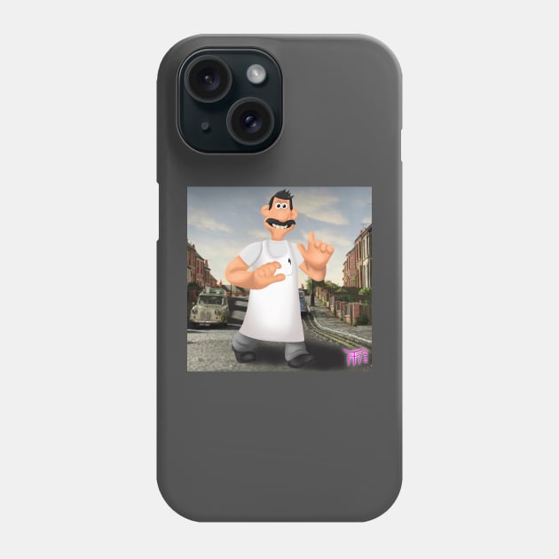 Burgers Bob Wallace and Gromit Phone Case by Tommymull Art 