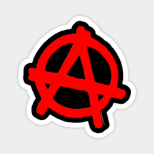 Anarchy Symbol - Chaos - Punk Rock - Anarchist Magnet