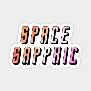 space sapphic Magnet