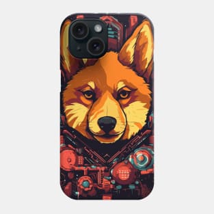 Cyberpunk Shiba Inu Dog Breed Phone Case