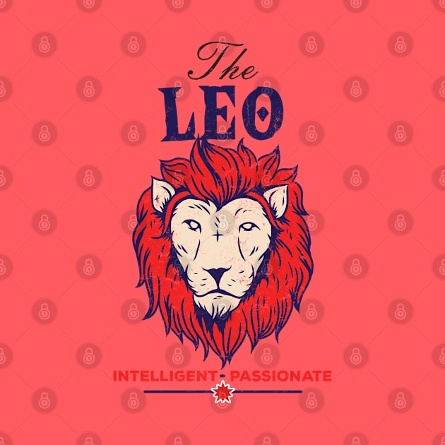 The Leo Astrology Signs Lion, Main Traits - Intelligent and Passionate by mixmetshirt