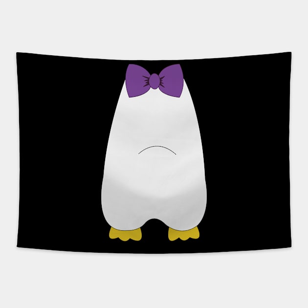 Halloween costume penguin tuxedo gift Tapestry by MrTeee