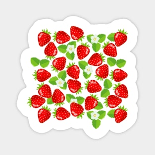 Spring Strawberries Magnet