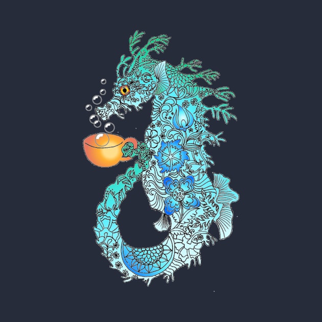 Sea Horse Turquoise by Bubba C.