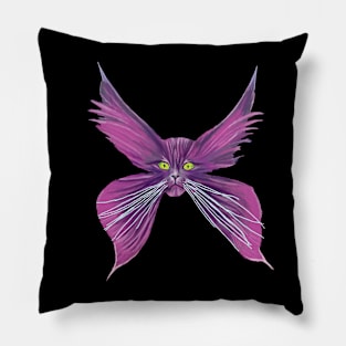 Cat Butterfly Pillow