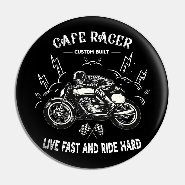 Live fast ride hard Pin by Darkside Labs