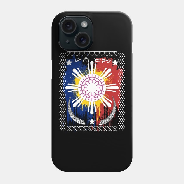 Philippine Flag Sun / Baybayin word Hinirang (Appointed/Chosen) Phone Case by Pirma Pinas