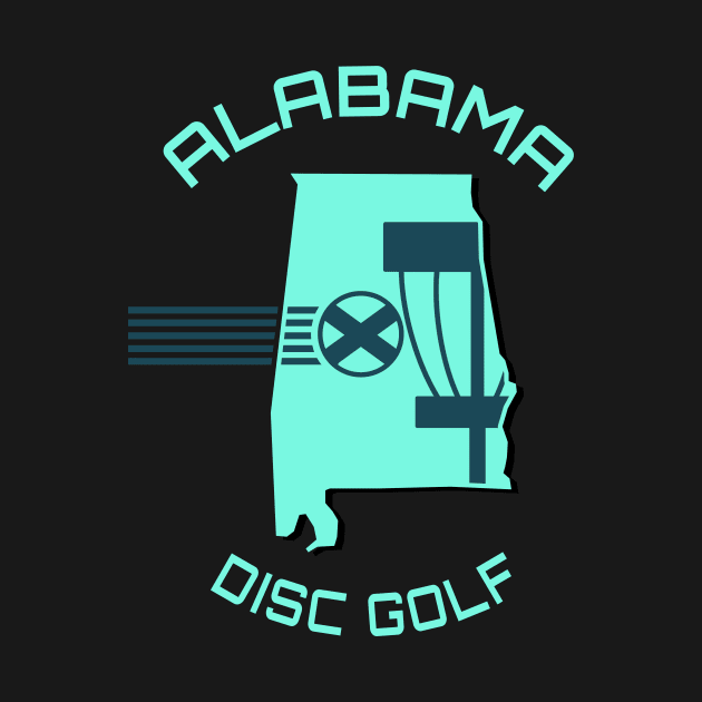 Alabama Disc Golf - Light Green Shape by grahamwilliams