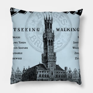 Ken & Ray Sightseeing Pillow