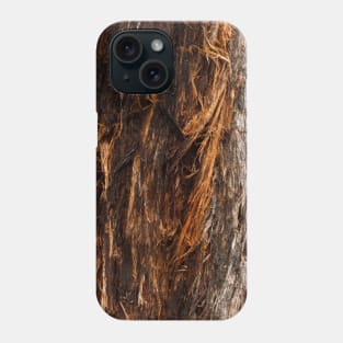 Fire Red String Bark Burnt Tree Trunk - Alternative Phone Case