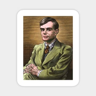 Alan Turing, British mathematician (H420/0225) Magnet