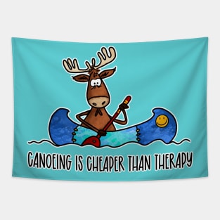 Canoeing is Cheaper than Therapy Tapestry