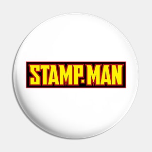 Stamp Man Pin