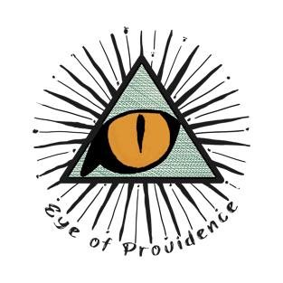 Cat eye - the eye of providence T-Shirt