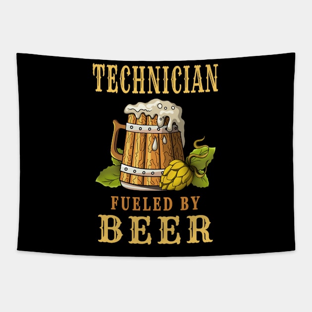 Technician Fueled by Beer Tapestry by jeric020290