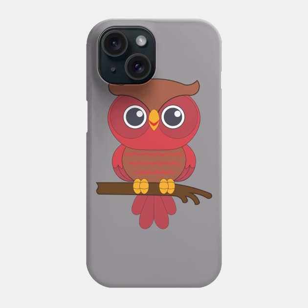 red owl Phone Case by EmarDesign