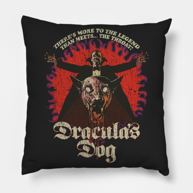 Dracula's Dog 1978 Pillow by JCD666