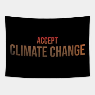 Accept Climate Change Tapestry