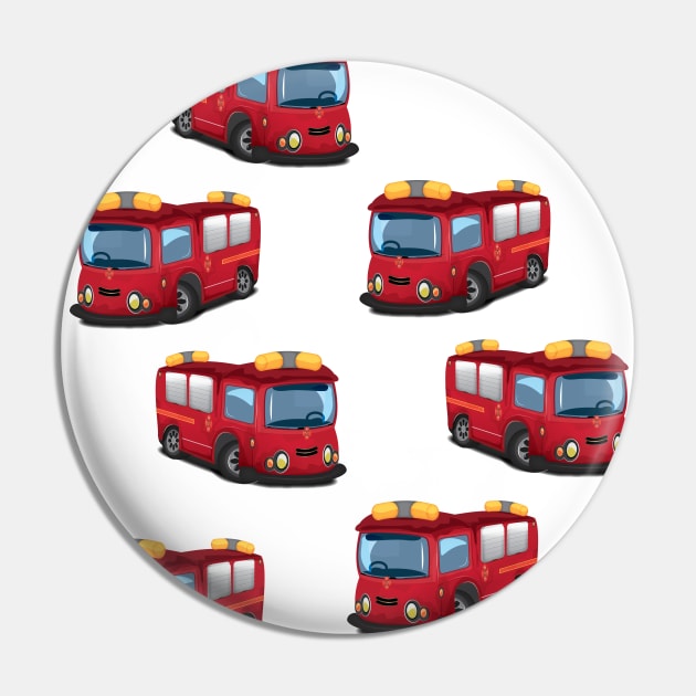 Red fire engine pattern Pin by nickemporium1