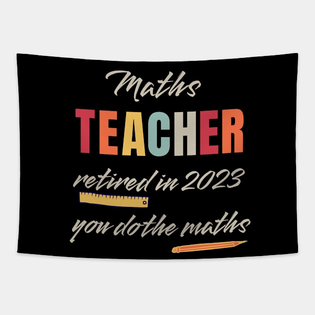 Retired Teacher Tapestry by Meggpro Tee