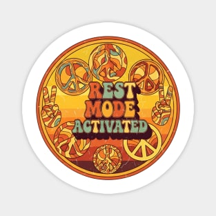 Relaxation Mode Activated Peace Sign Design Magnet