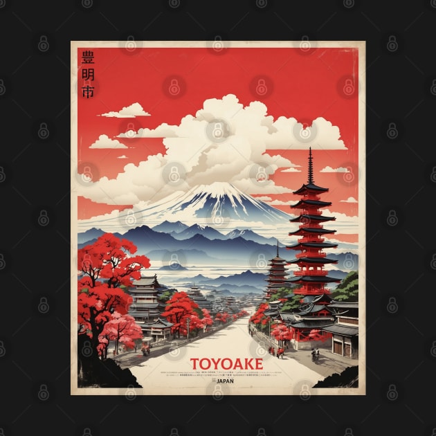 Toyoake Japan Vintage Poster Tourism by TravelersGems