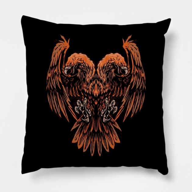 Byzantine Empire - Double Headed Eagle - Medieval History Pillow by Styr Designs