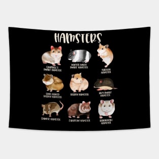 Different Hamster Species Tapestry